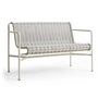 HAY - Palissade Cord Dining Bench, sky grey