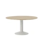 Muuto - Midst Table de salle à manger, Ø 140 cm, chêne huilé / gris
