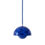 & Tradition - FlowerPot Lampe suspendue VP10, bleu cobalt / bleu crépuscule