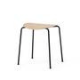 & Tradition - Pavilion AV36 Tabouret de bar, H 46 cm, chêne (patins en plastique)