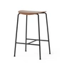 & Tradition - Pavilion AV37 Tabouret de bar, H 68 cm, noyer (patins en plastique)