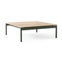 & Tradition - Ville AV50 Outdoor Coffee Table, 90 x 90 cm, teck / bronze green