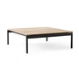 & Tradition - Ville AV50 Outdoor Coffee Table, 90 x 90 cm, teck / warm black