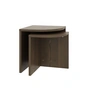 Karup Design - Combine Ensemble de tables d'appoint, pin brun carobé (lot de 2)