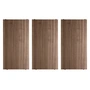 String - Étagère 58 x 30 cm (paquet de 3), Noyer