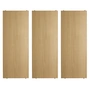 String - Étagère 78 x 30 cm (paquet de 3), Chêne