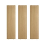 String - Étagère 78 x 20 cm (paquet de 3), Chêne