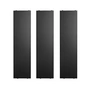 String - Étagère 78 x 20 cm (pack de 3), frêne teinté noir