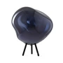 Tom Dixon - Melt LED lampe de sol / lampe suspendue avec batterie, noir / gris fumé