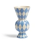 & klevering - Rhombic vase, bleu