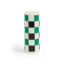 HAY - Column Bougie M, blanc cassé / vert / black check