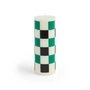 HAY - Column Bougie M, blanc cassé / vert / black check