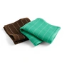 HAY - Canteen Chiffons à vaisselle, chocolate / emerald pinstripe (lot de 2)