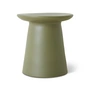 HKliving - Table d'appoint en faïence, Ø 40 x H 43 cm, army