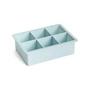 HAY - Machine à glaçons silicone rectangulaire XXL, Cubes, bleu glacé