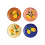 & klevering - Lemon Assiette, Ø 16 cm, multicolore (set de 4)