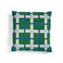 & klevering - Plano coussin 40 x 40 cm, bleu / vert