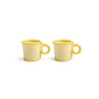 & klevering - Loop gobelet avec anse 100 ml, jaune (set de 2)