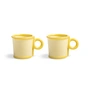 & klevering - Loop gobelet avec anse 300 ml, jaune (set de 2)