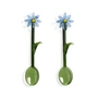 & klevering - Flora Cuillère, bleu (set de 2)