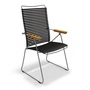 HOUE - CLICK Position Outdoor fauteuil, noir
