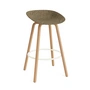 Normann Copenhagen - Mat tabouret de bar 75 cm, seaweed / cream
