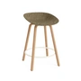 Normann Copenhagen - Mat tabouret de bar 65 cm, seaweed / cream
