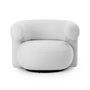 Normann Copenhagen - Burra Outdoor Lounge Chair avec fonction de retournement, whisper (Savane J349)