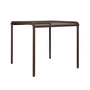 Ferm Living - Dapple Table de jardin, 80 x 80 cm, dark chocolate