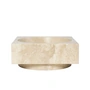 Ferm Living - Hew Coupe décorative, H 11 cm, travertin