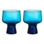 Iittala - Solare verre à pied, 0,29 l, electric blue (set de 2)