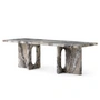 Audo - Androgyne Table basse 120 x 45 cm, Galaxy gris