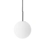 Audo - Lampe suspendue TR, acier poli / ampoule opale mate