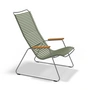 HOUE - CLICK Outdoor Lounge Chair, vert olive