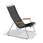 HOUE - CLICK Outdoor Lounge Chair, noir