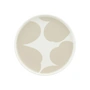 Marimekko - Oiva Iso Unikko Assiette, Ø 20 cm, blanc / straw