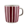 Marimekko - Tasse Piccolo avec anse 250 ml, naturel / bourgogne