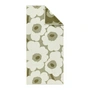 Marimekko - Unikko Serviette de bain 70 x 150 cm, green umber / cream