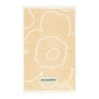 Marimekko - Piirto Unikko Serviette d'invité, 30 x 50 cm, paille / blanc cassé