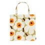 Marimekko - Pieni Unikko Sac à provisions, blanc / crème / orange chaud