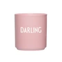 Design Letters - AJ Favourite Tasse en porcelaine, Darling / créole pink