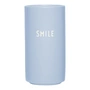 Design Letters - AJ Favourite Vase en porcelaine, Smile / dusty blue