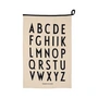 Design Letters - Premium Classic torchon, natural / black