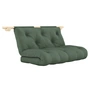 Karup Design - Hooked 135 Lit-canapé avec matelas Bravo 135 x 200 cm, vert olive