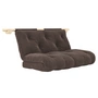 Karup Design - Hooked 135 Lit-canapé avec matelas Bravo 135 x 200 cm, chocolat