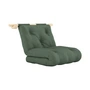 Karup Design - Hooked Fauteuil-lit avec matelas Bravo 75 x 200 cm, vert olive