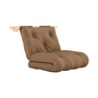 Karup Design - Hooked Fauteuil-lit avec matelas Bravo 75 x 200 cm, mocca