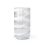 Lyngby Porcelæn - Vase en verre Lyngby, swirl, H 20,5 cm, transparent