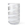 Lyngby Porcelæn - Lyngby vase en verre, swirl, H 25 cm, transparent