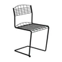 Grythyttan - Chaise de jardin High Tech, noir